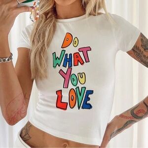 Do What You Love Tee White